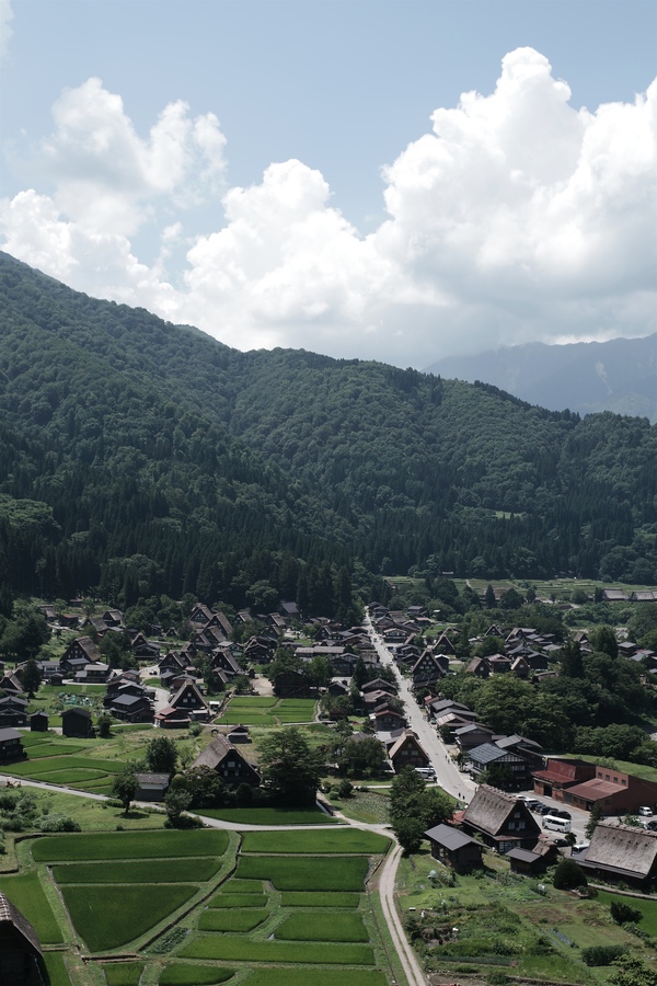 白川郷の夏の作例写真