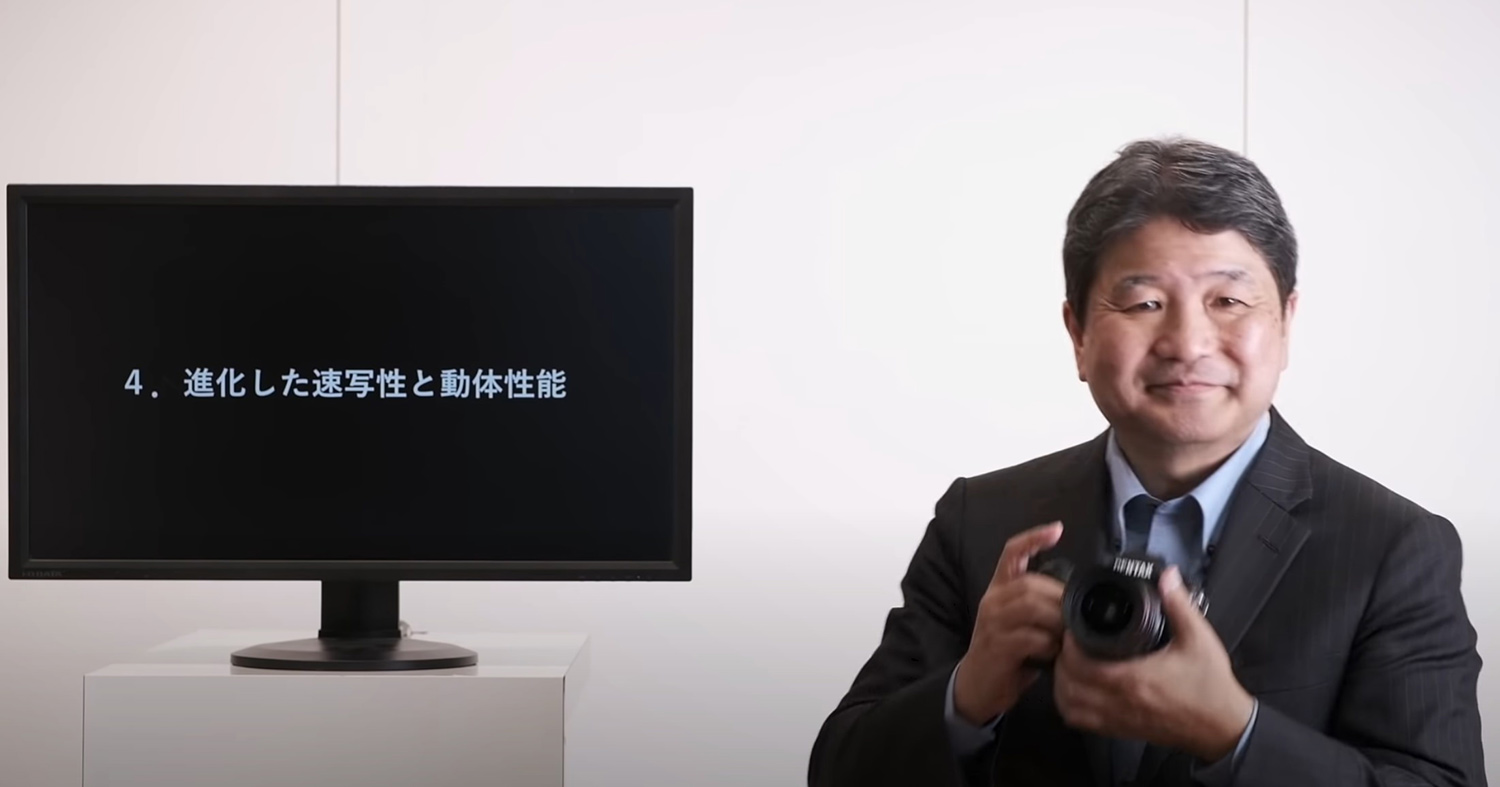 動画でK3 Ⅲを説明する高橋社長